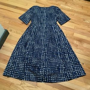 To.ast Blue Anni Print Poplin Dress UK10 NWT